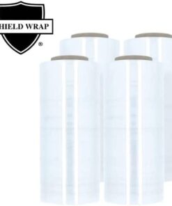 PSBM Stretch Wrap, 4 Pack, 18 Inch x 2000 Feet, 60 Gauge, Clear Plastic Cling, Cast Hand Stretch Film Rolls for Packaging Moving Packing Pallets 60 GA 8 31wgxG9vnyL