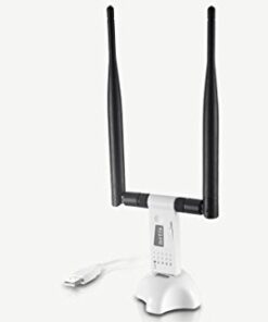 Netis Wireless N 300Mbps Long-Range USB Adapter with Two 5dBi Antennas and USB 2.0 Cradle (WF-2116), 300 Mbps High Gain 14 31xSFRuT7vL