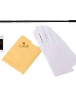 Mendini Nickel Silver Closed Hole C Flute with Tuner, Stand, 1 Year Warranty, Case, Cleaning Rod, Cloth, Joint Grease, and Gloves - MFE-N+SD+PB+92D 15 31xY6tDC3hL