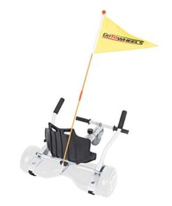 Adjustable Hoverboard Car Style Holder for 6.5" 8" 10" Two Wheel Self Balancing Scooter with 4 Length Adjustments (Balance Board Not Included) White 10 31xcRB5y1cL