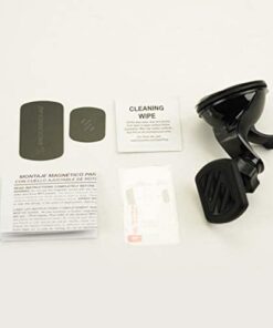 Scosche MAGWSM2 MagicMount Magnetic Suction Cup Mount for Car Windshield or Dashboard, 360° Adjustable Magnet Head, Universal Cell Phone Holder for Car, Compatible with iPhone, Samsung & All Devices Window / Dash Suction 1 Pack 30 31y9GD95fjL