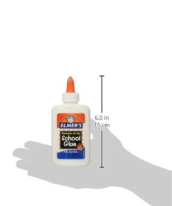 Elmer's Washable School Glue 4 Fl Oz / 118 Ml (Pack of 6) 9 31yAeF611oL