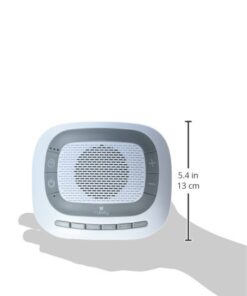 MyBaby SoundSpa White Noise Machine for Babies | 6 Soothing Lullabies for Newborns, Sound Therapy for Travel, Relaxing, Kids, Newborns, Baby Songs, Adjustable Volume, Auto-off Timer, By HoMedics 1 Count (Pack of 1) 36 31yru2q2ahL