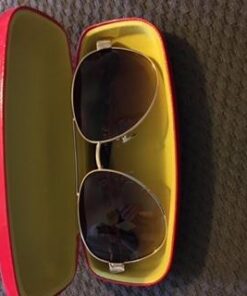 OptiPlix Glasses Case Hard Shell For Men, Women, Kids | Eye Glasses & Sunglasses Case Red 24 31zOZTqN7vL