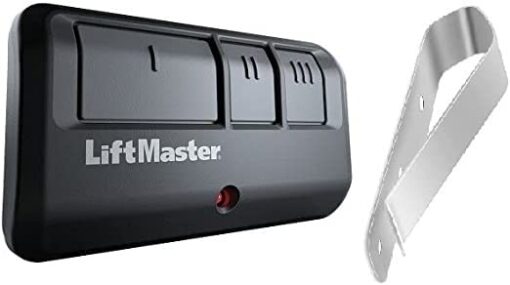 LiftMaster 893LM 3-Button Garage Door Opener Remote Control, Dark Gray