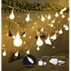 100 LED Globe String Lights, Ball Christmas Lights, Indoor/Outdoor Decorative Light, USB Powered, 39 Ft, Warm White Light - for Patio Garden Party Xmas Tree Wedding Decoration by SPIRITUP warm white(no plug) 3 31zo8BJxAUL