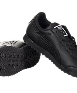 PUMA Unisex-Child Roma Basic Sneaker 1.5 Little Kid Black/Black 6 41 31yPRpL