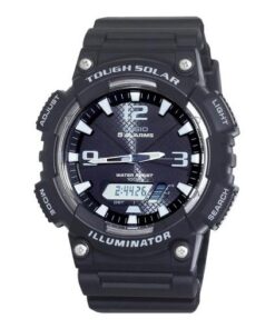 Casio Men's Tough Solar AQ-S810W-1AVCF Sport Combination Watch Black 24 41 58Yorj9L