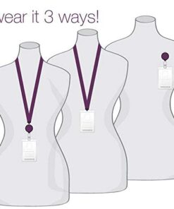 ID Avenue Lanyards for Women 19" Ribbon Lanyard ID Holder with Badge Reels Retractable for Nurses Office Workers Teachers Students Breakaway Lanyards for Id Badges (Bloom) Bloom 12 41 7fVys4NL