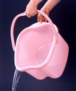 Inomata Pink Foot Detox Massage Spa Bucket #0036 20 41 8QEw03fL