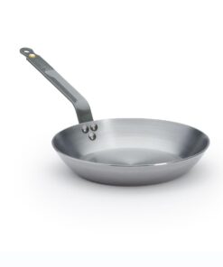 de Buyer MINERAL B Carbon Steel Fry Pan - 10.25” - Ideal for Searing, Sauteing & Reheating - Naturally Nonstick - Made in France 10.25" 36 41 E1A8luL