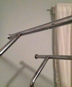 DecoBros Supreme Commercial Grade Double Rail Garment Rolling Rack, Chrome Finish 19 41 J0 jXWhL