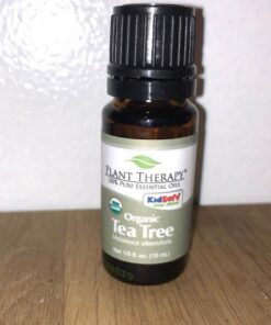 Plant Therapy Organic Tea Tree Oil (Melaleuca) 100% Pure, USDA Certified Organic, Undiluted, Natural Aromatherapy, Therapeutic Grade 10 mL (1/3 oz) 21 41 JQMxNI6L