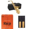 Jean Paul USA AS-400 Student Alto Saxophone with Rico Reeds and Reed Guard 39 41 OjPK4nrL