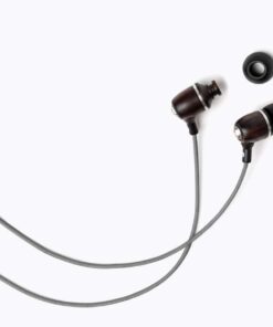 Symphonized Bling Premium Genuine Wood in-Ear Noise-isolating Headphones with Mic and Nylon Cable (Gray) Gray 10 41 R3TO6LDL