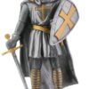 Templar Knight Medieval Collectible Statue Figurine-H: 9" 12 41 j05F SXL