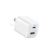 USB C Charger 33W, Anker 323 Charger, 2 Port Compact Charger with Foldable Plug for iPhone 15/15 Plus/15 Pro/15 Pro Max/14/13, Pixel, Galaxy, iPad/iPad Mini and More (Cable Not Included) - White 19 41 oJgC0VlL