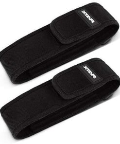 2-Pack Flashlight Pouch Holster Holder for 5"-6.5" Flash Light Compatible with Fenix UC30 UC35 E35 Surefire G2X 6P 6PX E2L 501B 502B Streamlight ProTac XTAR TZ20 (2 Flashlight Holster) 39 41 p67cKzWL