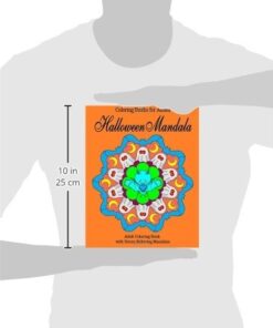 Coloring Books for Adults: Halloween Mandala: Adult Coloring Book with Stress Relieving Mandalas (Peaceful Mandala) 5 4100DNgNuaL