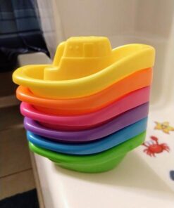 Munchkin® Little Boat Train Baby and Toddler Bath Toy, 6 Piece Set 36 410Fr0MZ2qL