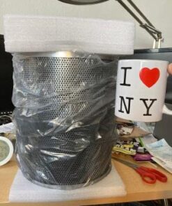 iPower GLFILT6M 6 Inch Air Carbon Filter Indoor Plants Grow Tent Odor Control Scrubber with Australia Activated C for Inline Fan, Reversible Flange, Prefilter Included, 6" 6" Filter 38 410YHvBxAL