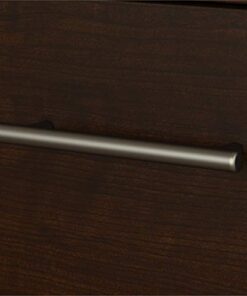 Bush Furniture UrbanPro Farmhouse 60W L Shaped Desk with Hutch in Mocha Cherry 10 410fjEJsxdL