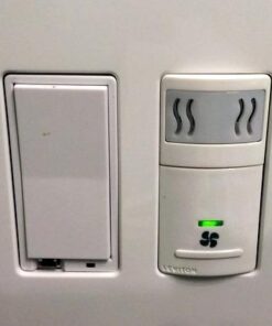 Leviton IPHS5-1LW Decora In-Wall Humidity Sensor & Fan Control , 3A, Single Pole, White 1 Pack 33 410ikdkhAxL