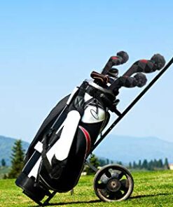 Scott Edward Golf Headcovers for Woods Set of 3 Fits Well Driver(460cc) Fairway Wood and Hybrid(UT) The Perfect Change for Golf Bag Grey red black argyle 15 410vXoHDsmL