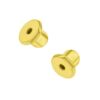 Replacement Pair (2) 18k Gold Plated Earring Screw Backs Fits In Season Jewelry