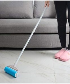 UKEENOR Sticky Resuable Tapeless Lint Roller Cat Dog Hair Remover With Long Handle Washable Tool Pet Shedding Brush Cleans your Suit/Sofa 3 Diffrent Size One Set 15 411bUK3JZqL