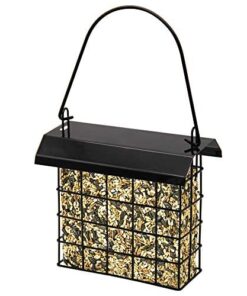 FORUP Suet Bird Feeder, Hanging Suet Feeder, Single Suet Cake Bird Feeder, One Suet Capacity 1 21 411hK3zOJZL