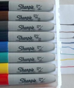 SHARPIE Permanent Markers, Broad, Chisel Tip, 8-Pack, Assorted 2015 Colors (1927322) 20 4120 dvAWL