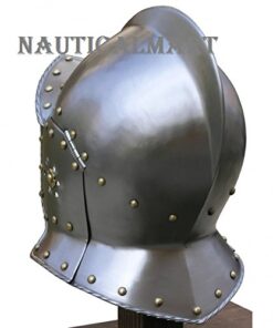 Medieval Knight Burgonet Helmet by Nauticalmart 15 4120b66 DrL