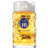 1 Liter HB "Hofbrauhaus Munchen" Dimpled Glass Beer Stein 7 4128zlZizaL