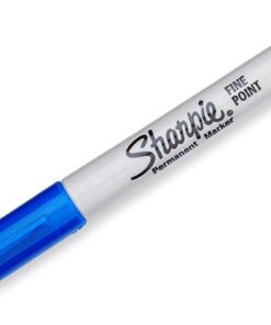 Sharpie 30003 Permanent Markers, 2 Packs of 12 Markers Each for a Total of 24 Markers, Blue; Alcohol-based Ink is Quick-drying and Nontoxic; Durable Ink is Fade-resistant and Water-resistant 10 412QQ6jFIGL