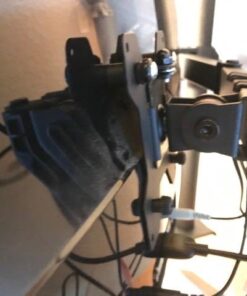 Mount-It! Single Monitor Arm Mount | Desk Stand | Full Motion Height Adjustable Articulating Tilt | Fits 19 21 24 27 29 30 32 Inch VESA 75 100 Compatible Computer Screen | C-Clamp and Grommet Base 43 412bhlJKUrL