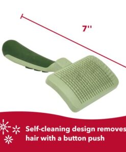 Coastal Pet Safari - Cat Self-Cleaning Slicker Brush - Cat Grooming Supplies Pack of 1 25 412biXMMjTL