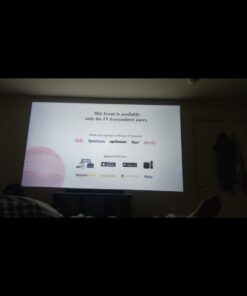 WiFi Projector for iPhone, ELEPHAS 2023 Upgraded Mini Projector with Tripod & Carry Bag, Full HD 1080P Supported, 200" Display Portable Projector, Compatible with iOS/Android/Windows/TV Stick/HDMI/USB S 24 412d9c4dAeL