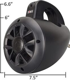 NOAM NUTV4 Quad - 4 Channels Marine Bluetooth ATV/Golf Cart/UTV Speakers Stereo System 31 412g9UzYRS