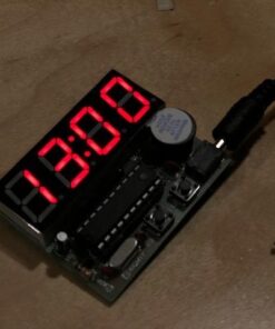 MiOYOOW 4-Digit Digital Clock Kits with PCB, DIY Alarm Clock Soldering Project Kit for Learning Electronics Soldering Practice with English Instructions 1 Pack-4 Digit Clock Kit(0.56 Inch) 88 412jiQLsv8L
