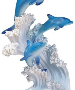 George S. Chen Imports SS-G-90085 Marine Life Three Dolphin Design Figurine Statue Decoration Collection