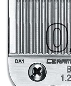 Andis 64470 Ceramic Edge Carbon-Infused Steel Detachable Clipper Blade - Chrome Finish, Anti-Rust, Extends Edge Life, Compatible All Andis Series - Size 0A, 3/64-Inch (1.2mm) Cut Length, Chrome 5 412uH59qlHS