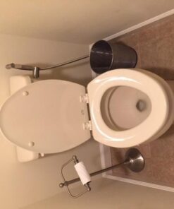 SmarterFresh Easy-Install Cloth Diaper Sprayer for Toilets – Luxury Handheld Bidet Attachment – Multi-Use Toilet Faucet with Simple Pressure Control (Curved Sprayhead) Stainless Steel 58 412wgEWWrOL