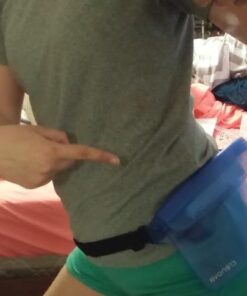 Crenova Waterproof Pouch IP68 Beach Accessories Fanny Pack with Waist Strap Dry Bag with Adjustable Belt Beach Essentials Accessories to Keep Your Valuables Safe and Dry Perfect for Beach Snorkeling Kayaking Pool Water Park (Blue & Black) Blue & Black 40 413 O hO6wL