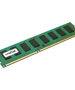 Alternative view of Crucial 4GB Single DDR3 1600 MT/s PC3-12800 CL11 Unbuffered UDIMM 240-Pin Desktop Memory Module CT51264BA160B