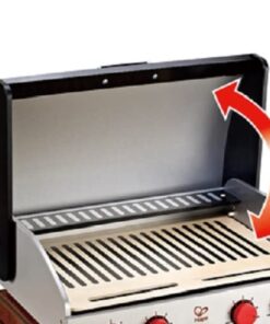 Award Winning Hape Gourmet Grill and Shish Kabob Wooden Play Kitchen Multi, L: 27.6, W: 15, H: 24.8 inch 14 413ItgBNTbL