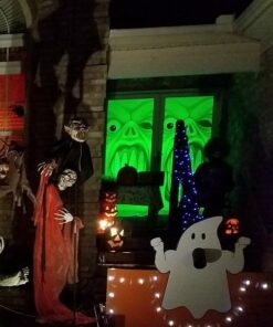 Halloween Haunted House Green Goblin Door Cover by Greenbrier 19 413S9OKXggL
