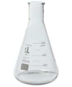 500ml Narrow Mouth Erlenmeyer Flask, 3.3 Borosilicate Glass, Karter Scientific 213G29 (Single) 500ml Pack of 1 7 413ZgDB7oFL