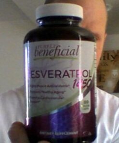 PURELY beneficial RESVERATROL1450-90day Supply, 1450mg per Serving of Potent Antioxidants & Trans-Resveratrol, Promotes Anti-Aging, Cardiovascular Support, Maximum Benefits (1bottle) 30 413dBEZS9xL 1