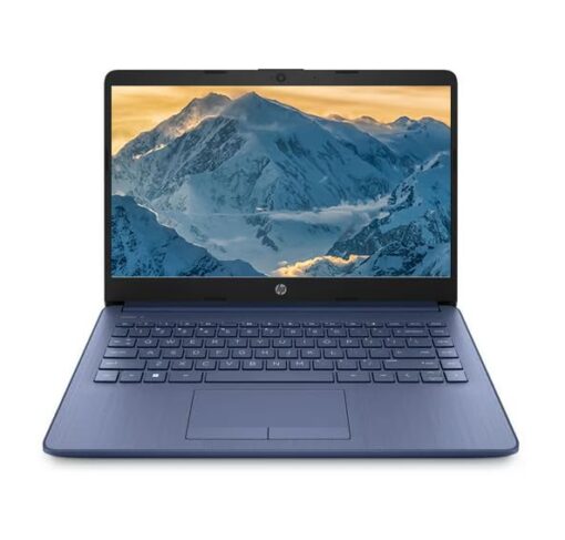 HP 14" HD Laptop Newest Stream, Intel Celeron Quad-Core Processor, 16GB DDR4 RAM, 64GB eMMC, 1 Year Office 365, WiFi, Bluetooth, HDMI, Webcam, USB Type-A&C w/GM Accessory 16GB RAM | 64GB Storage Blue
